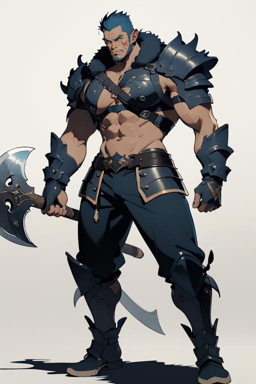 03914-2577312164-A fierce and fearless male orc warrior, his muscular physique enhanced by tribal tattoos that cover his exposed arms and torso.png